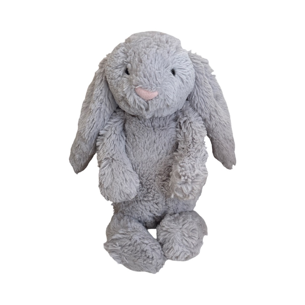 Jellycat Soft Gray Bunny Plush
